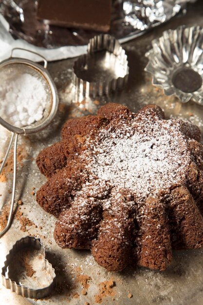 Foto bolinho de chocolate