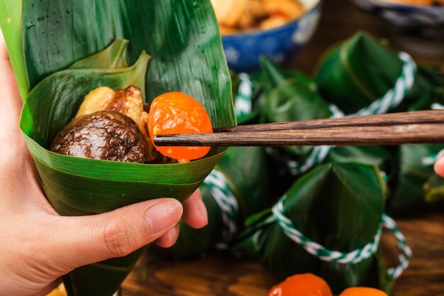 Bolinhos de arroz do dragon boat festival