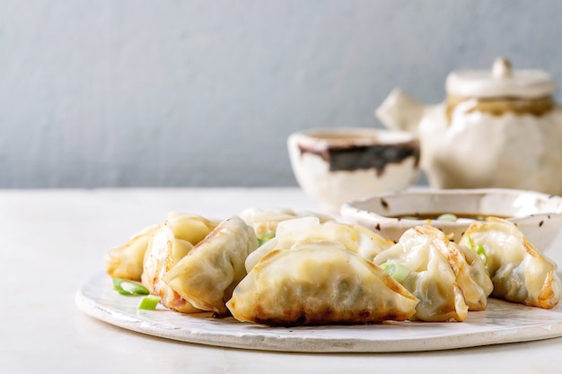 Bolinhos de massa gyozas