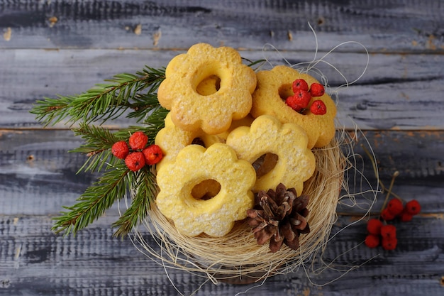 Bolinhos de shortbread doces