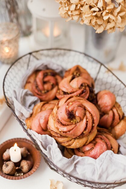 Bolinhos tradicionais suecos de cardamomo