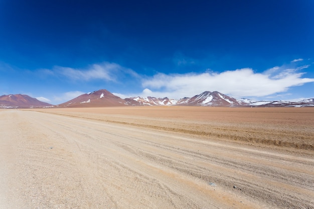 Bolivianische Landschaft, Blick auf die Wüste Salvador Dali. Schönes Bolivien