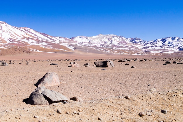 Bolivianische Landschaft, Blick auf die Wüste Salvador Dali. Schönes Bolivien