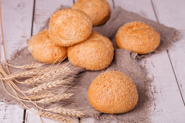 Bollos Con Semillas De Sésamo