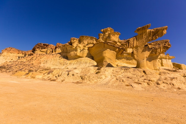 Bolnuevo Mazarron erosionó areniscas murcianas