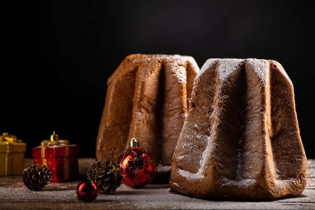 Bolo caseiro de natal italiano Pandoro