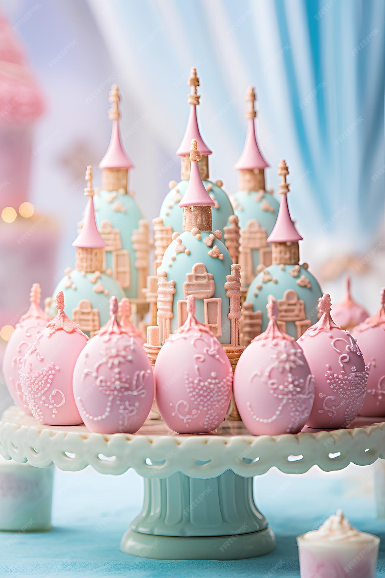 Bolo castelo das princesas Disney - Disney princess castle…