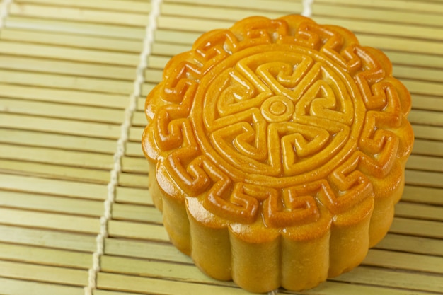 Bolo chinês da lua para o festival do mooncake.