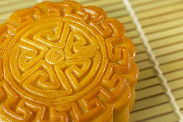 Bolo chinês da lua para o festival do mooncake.