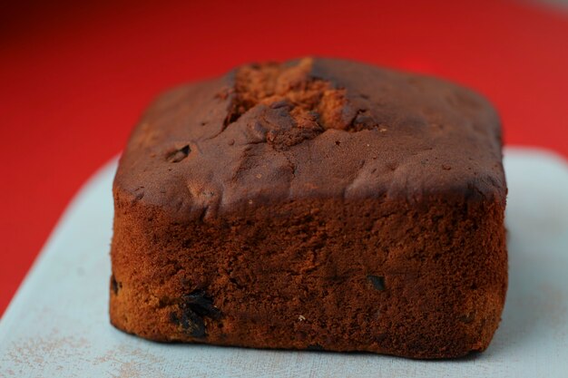 Bolo de ameixa feito em casa delicioso bolo de Natal com passas de castanha de caju e frutas secas