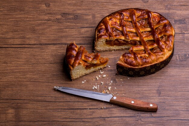 Foto bolo de ameixa