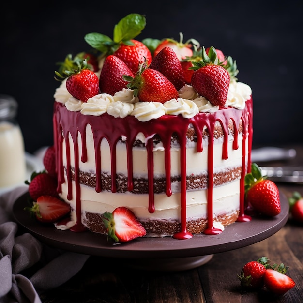 bolo de aniversário colorido com salpicaduras e velas