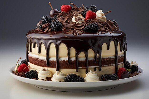 bolo de aniversário de chocolate comida de fundo 155jpg