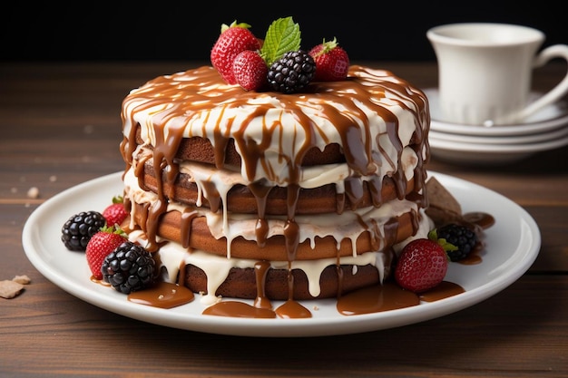 bolo de aniversário de chocolate comida de fundo 162jpg