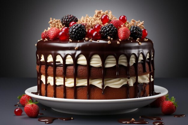 bolo de aniversário de chocolate comida de fundo 398jpg