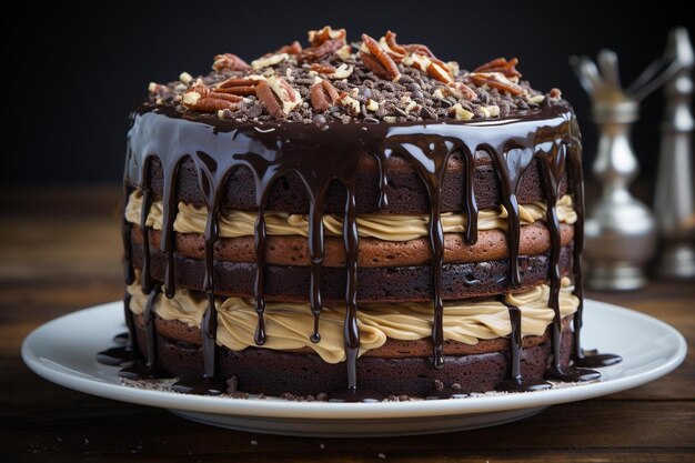 bolo de aniversário de chocolate comida de fundo 524jpg