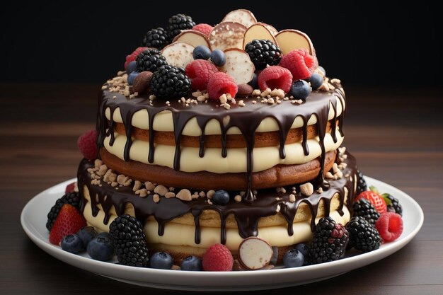 bolo de aniversário de chocolate comida de fundo 556jpg