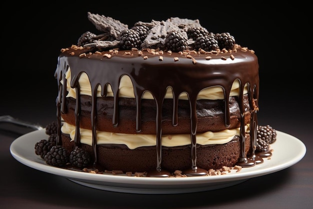 bolo de aniversário de chocolate comida de fundo 82jpg