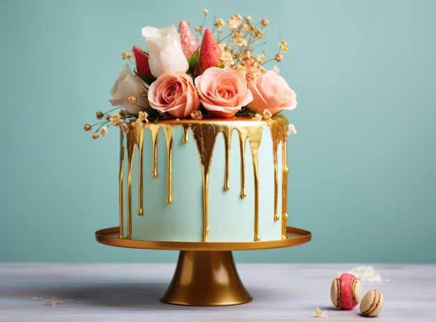 bolo de aniversário de luxo