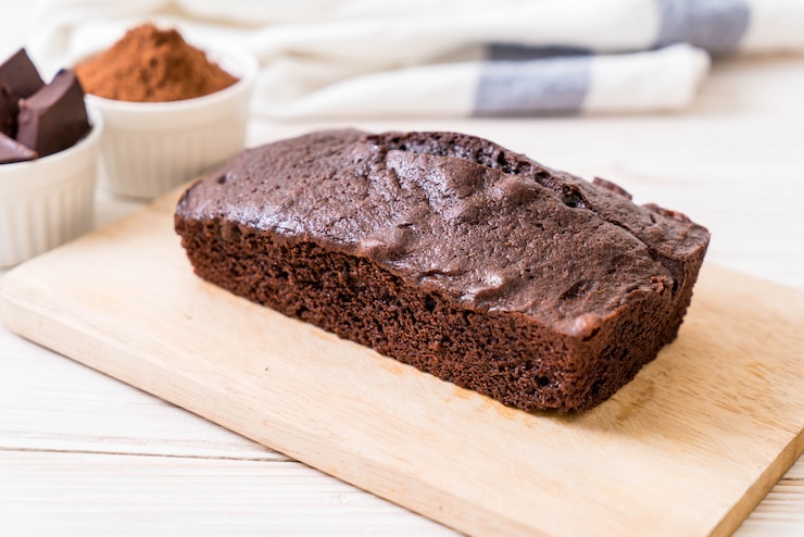 Foto bolo de brownie de chocolate