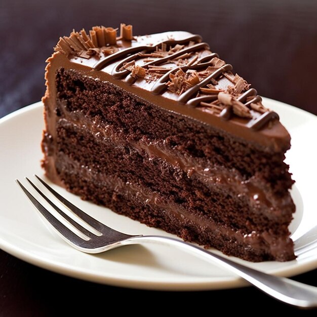 bolo de chocolate celestial sabor de felicidade bolo de chocolate foto