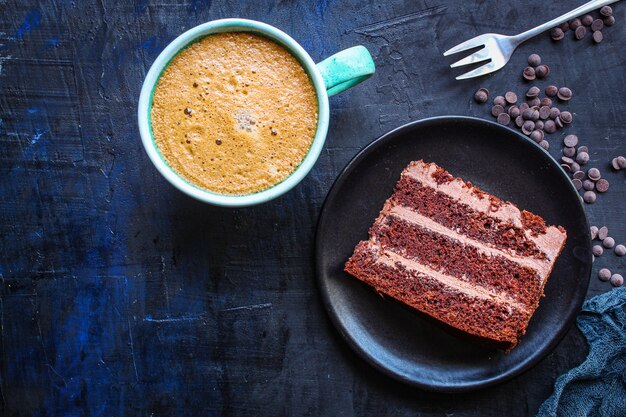 bolo de chocolate com creme