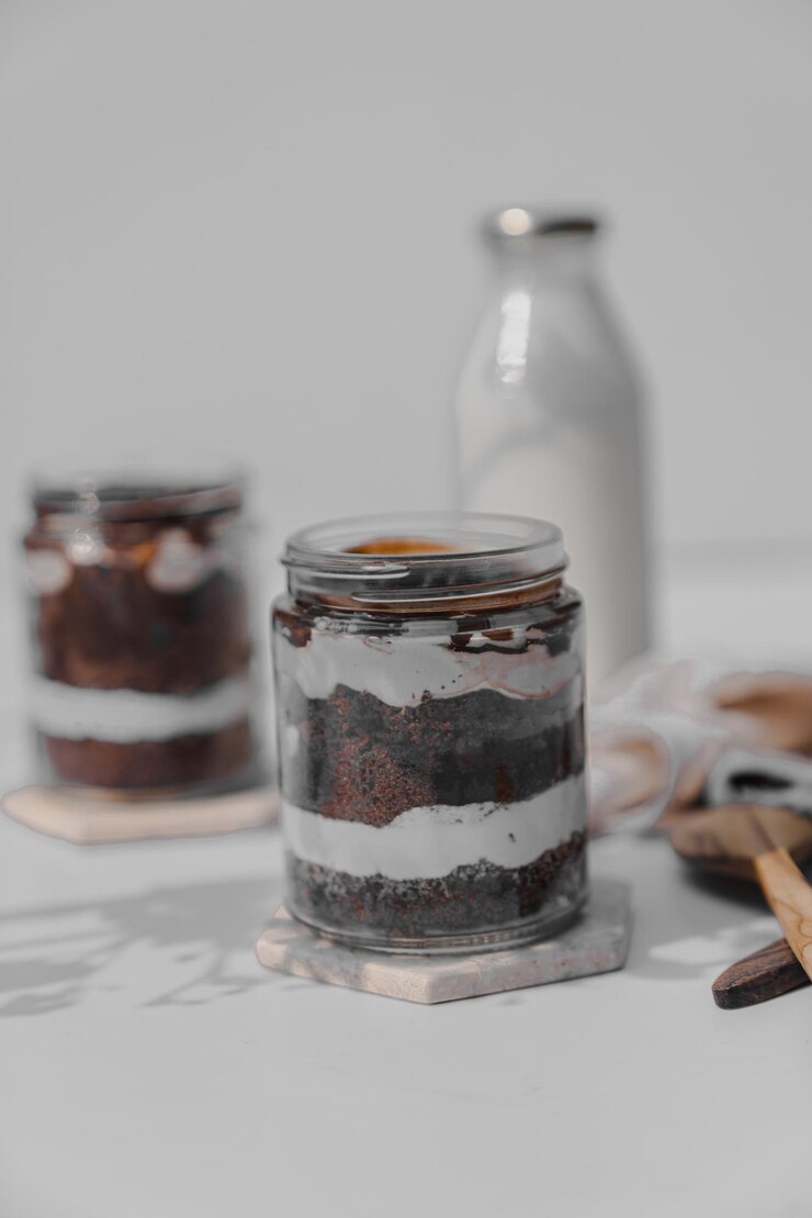 Foto bolo de chocolate doce