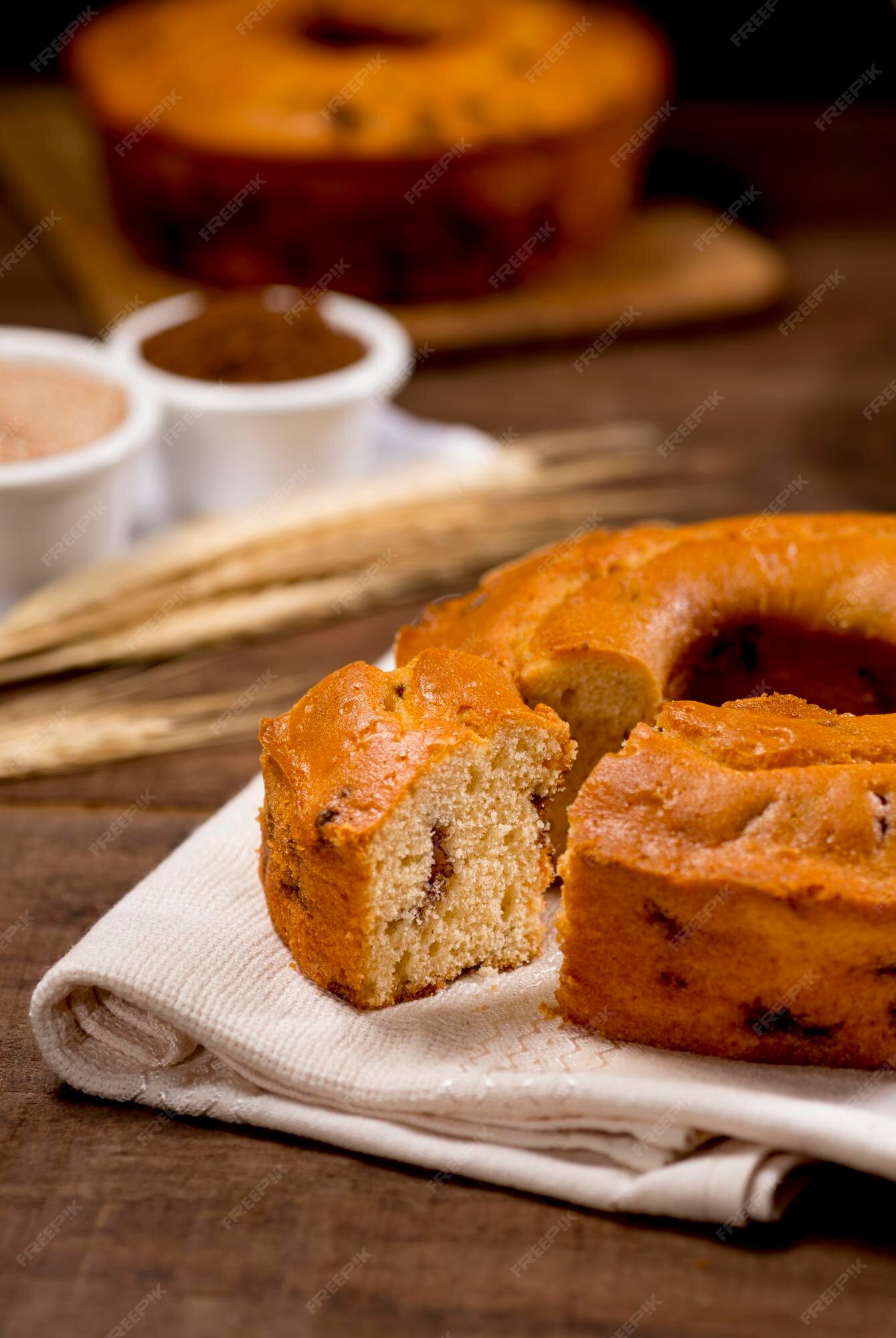 Bolo de farinha de trigo