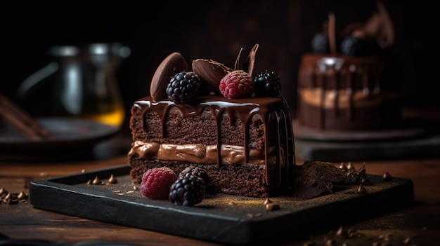 bolo de chocolate