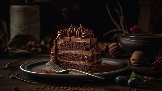 bolo de chocolate