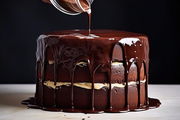 bolo de chocolate