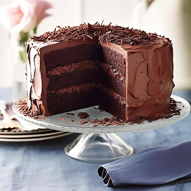 bolo de comida do diabo bolo de chocolate