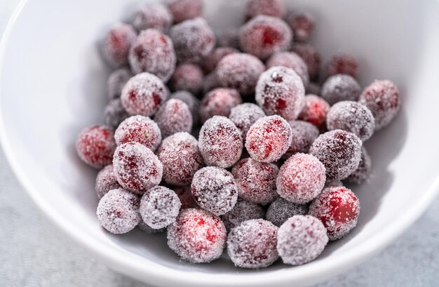 Bolo de cranberry de limão