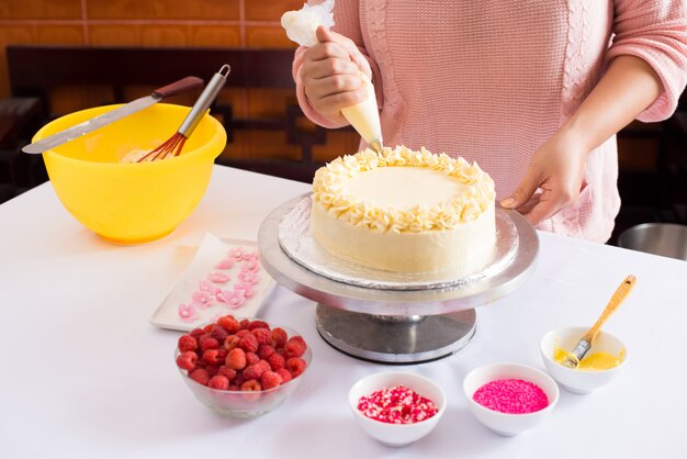 Foto bolo de decoração