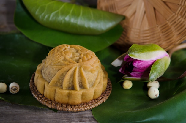 Bolo de lua de outono