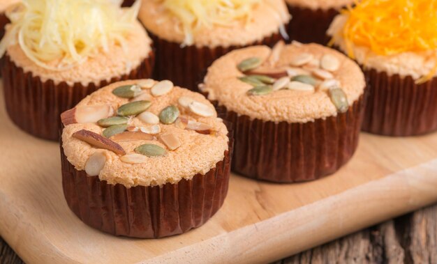 Foto bolo de mamão ou cupcake