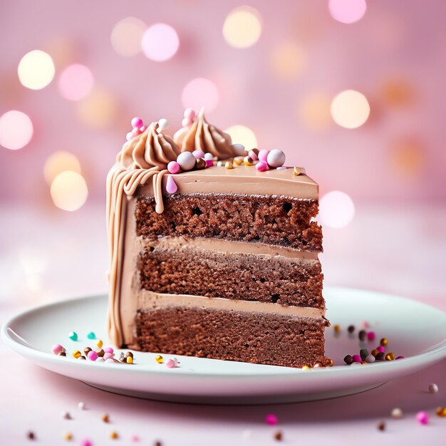 bolo de mocha para evento de festa de aniversário panfleto ou publicidade