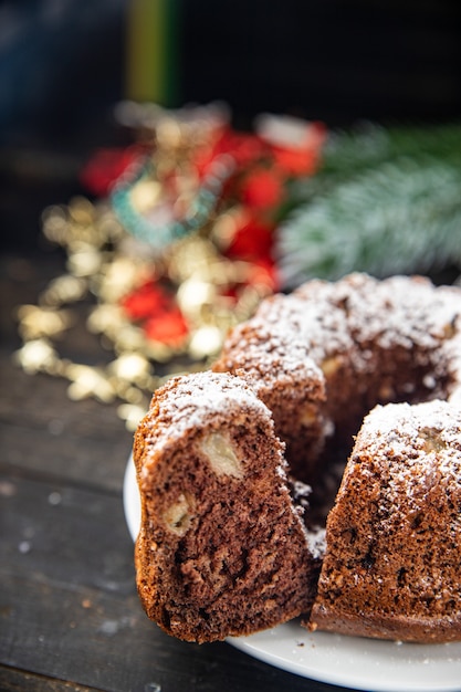 Bolo de Natal, bolos caseiros, sobremesa, doce, cartão de natal, ano novo, pão de ló, chocolate, picante