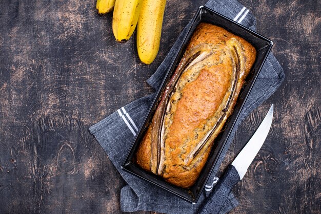 Bolo de pão ou pão de banana