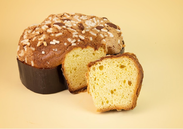 Foto bolo de páscoa doce chamado colomba