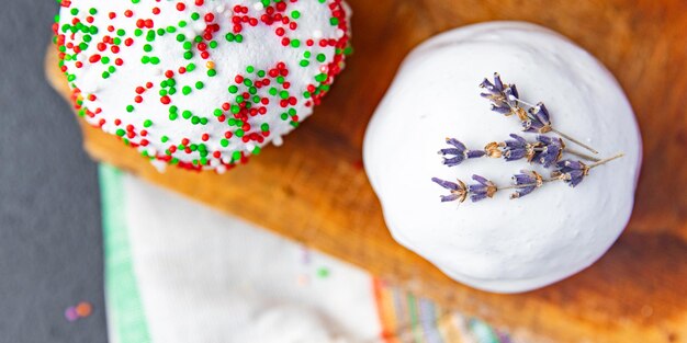 Bolo de páscoa doce sobremesa cristãos ortodoxos feriado deleite de páscoa refeição saudável comida lanche