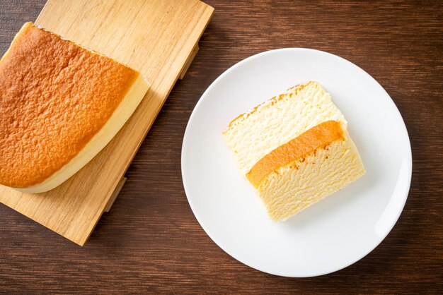 Bolo de queijo em estilo japonês