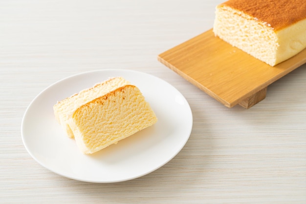 Bolo de queijo em estilo japonês