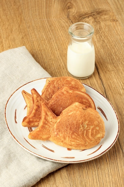 Bolo Taiyaki Japonês em Forma de Peixe