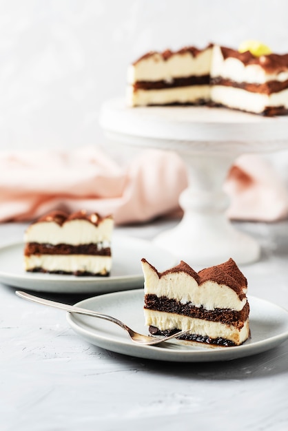 Bolo tradicional italiano tiramisu