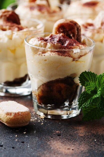 Bolo tradicional italiano tiramisu