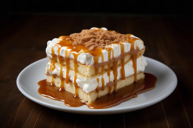 Bolo Tres Leches com Sobremesa Mexicana de Doce de Leite