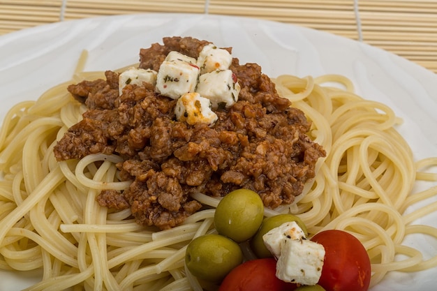 Bolognese-Nudeln