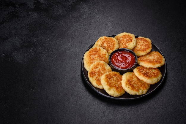 Bolos de Batata Bolinhos de Legumes Latkes Hash Browns Panquecas de Legumes