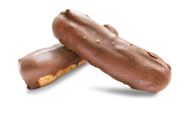 Bolos Eclair isolados